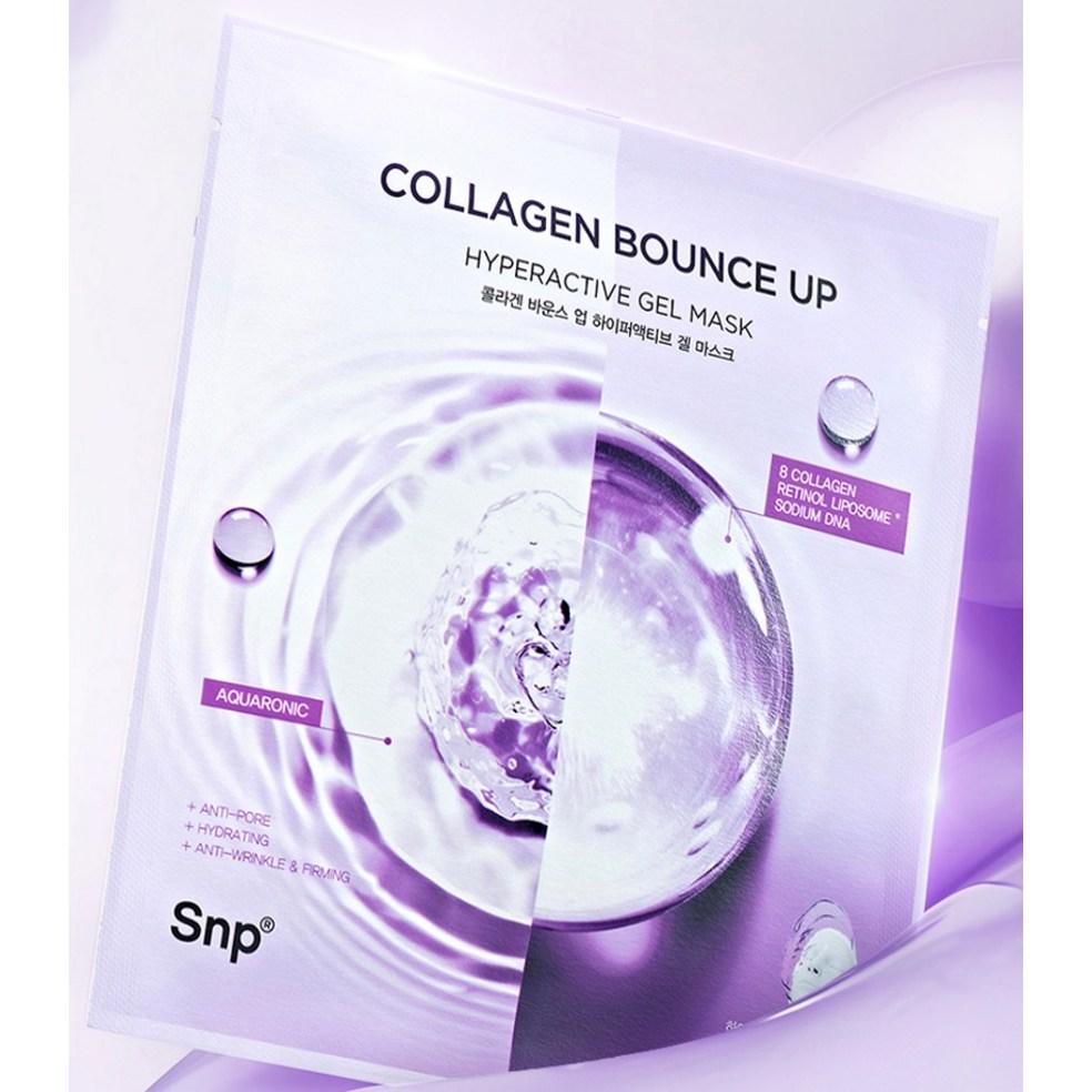 SNP Collagen Bounce Up Hyperactive Gel Mask 28g 4SHeet
