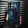A-Alien Vs P-Predator Plating Phone Case For Samsung Galaxy S24 S25 FE S26 Edge S23 Ultra S22 S21 Plus S20 Anti-Fall Airabag Cov