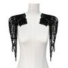 Pair Of Glittering Sequins And Beads Fringe Trim For Shoulder Embellishment Comfortable Wear In Event Craft Decoration