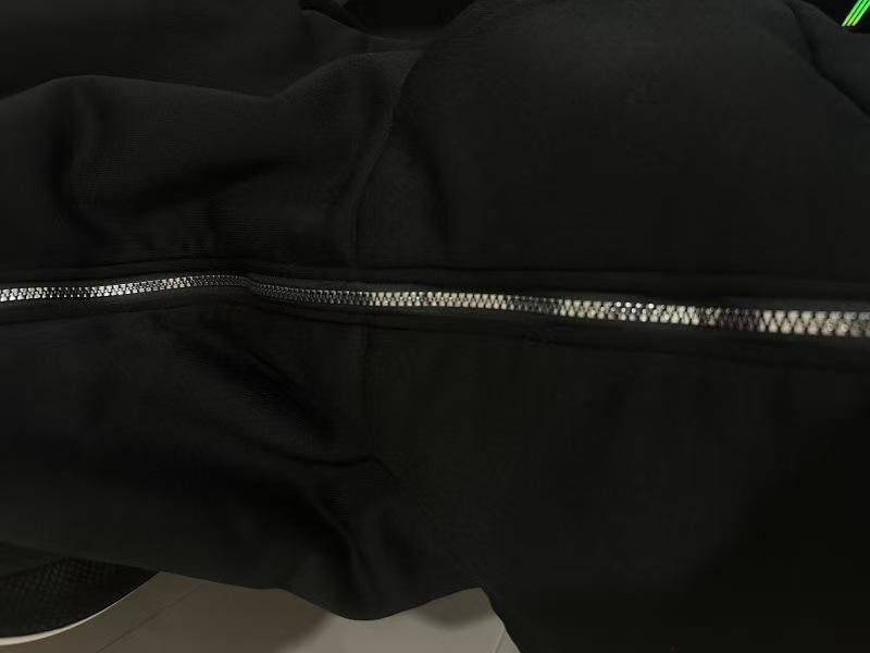 2025 Unisex Double-Head Zipper Hooded Sweatshirt with Loose Double-Hood Design