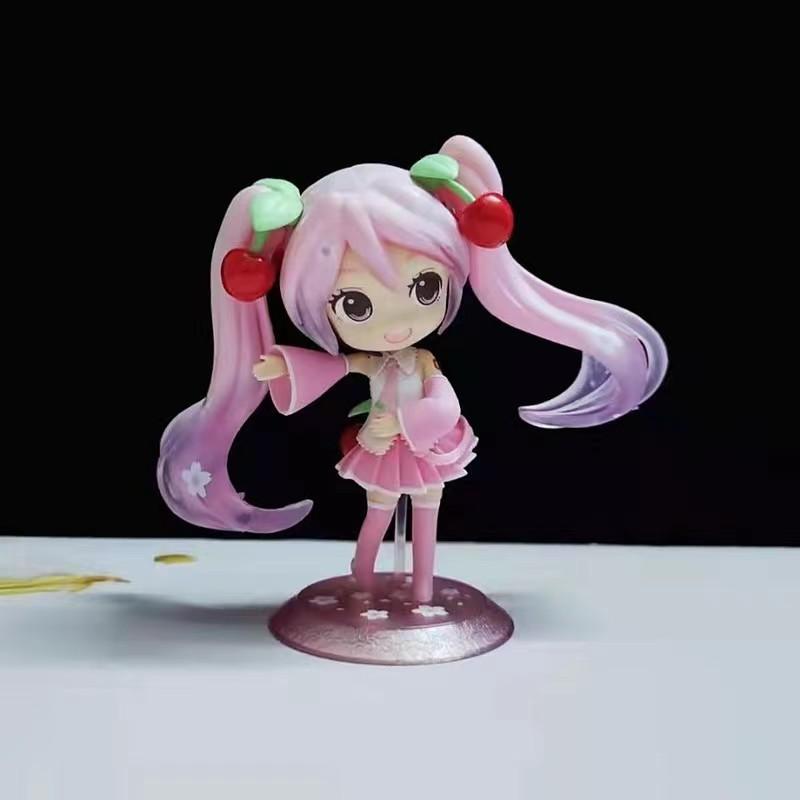

Hatsune Miku Game Character Hatsune Cartoon Doll Exquisite Girl Doll Model Toy Home Car Ornament Children Charm Birthday Gift