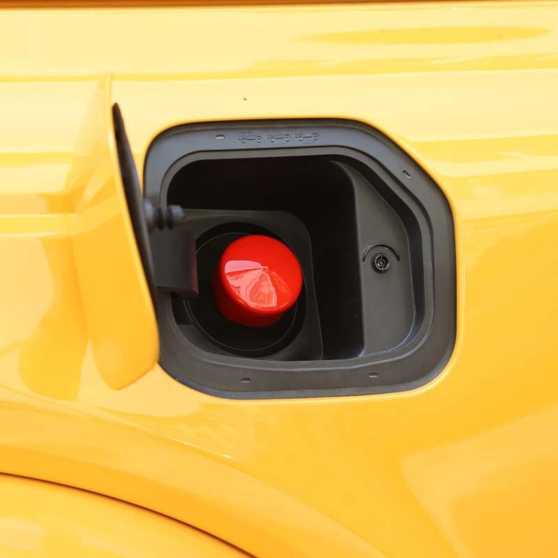 Inner Fuel Tank Port  Dust Cover Decoration Fit For Ford Bronco 2021 Up For Chevy Silverado 2019 Up For F150 2021 Up Car Exterior Accessories