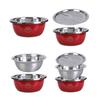 Multifunctional Stainless Steel Basin With Thickening Design Food Drainage Bowl with Lid For Efficient Kitchen Use
