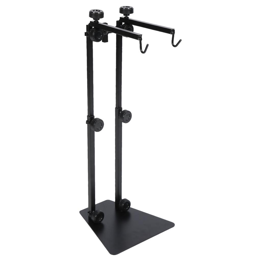 Reptile Lamp Stand Multipurpose Double Hook Adjustable Terrarium Metal Light Stand for Reptile