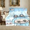 [1pc LABUBU Blanket] All-Season Blanket - Cozy Blanket for Sofa Couch Home Decoration, Digital Printed Nap Blanket
