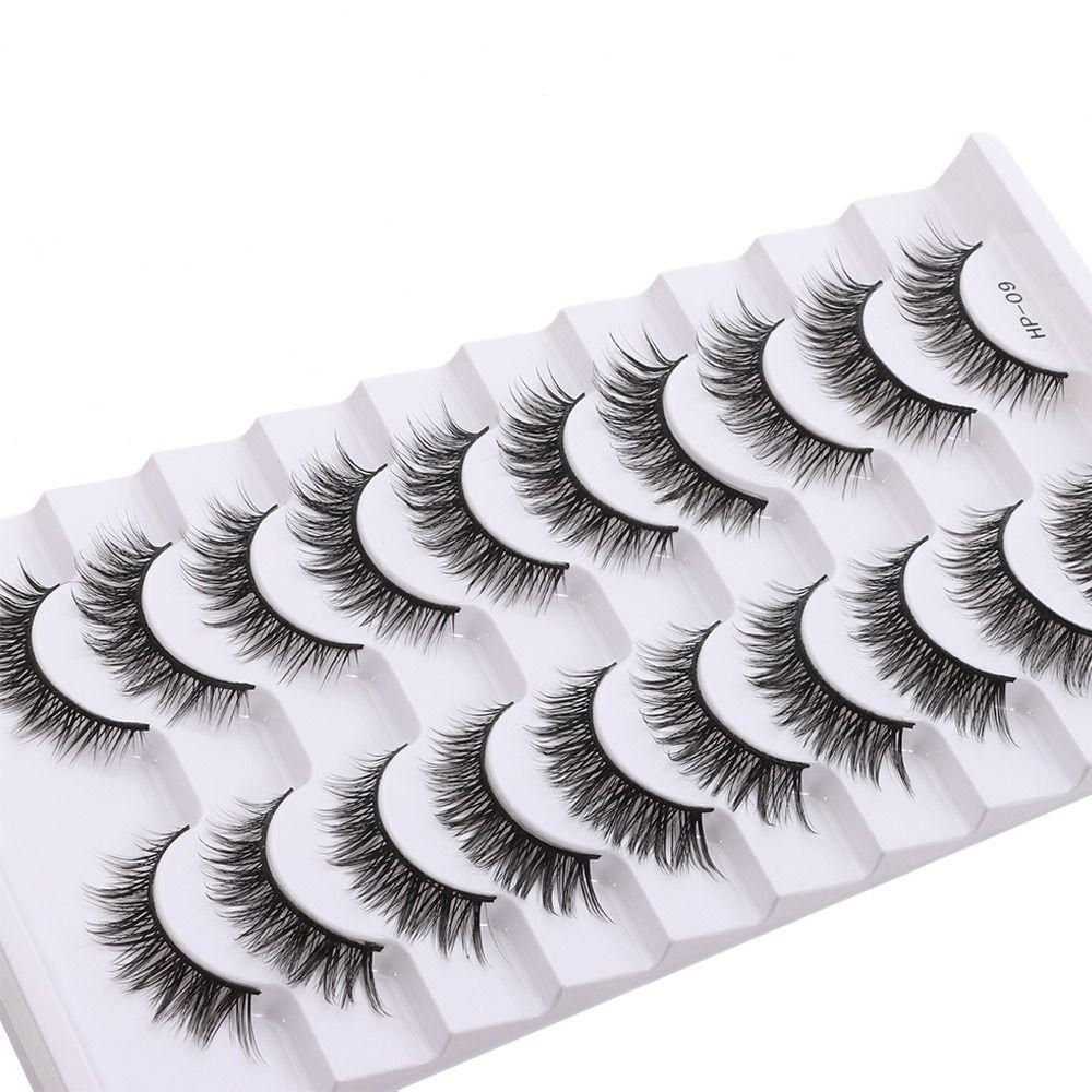 Natrual Long 3D Faux Mink Lash Dramatic Eye Makeup Tools Fake Eyelash  Eyelash Extension