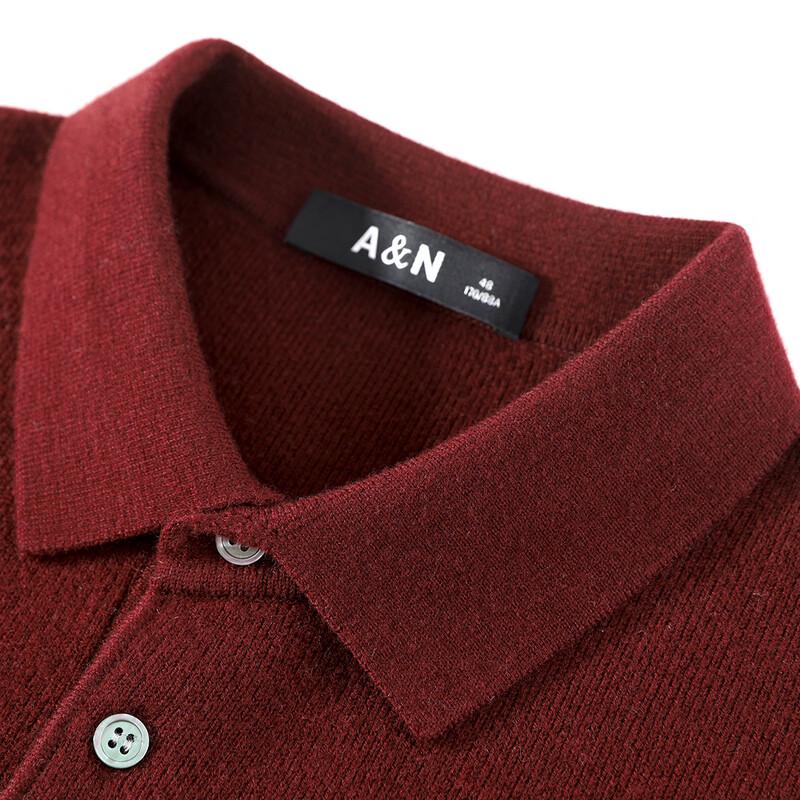 Antonio Men's Heavyweight Merino Wool Polo Sweater