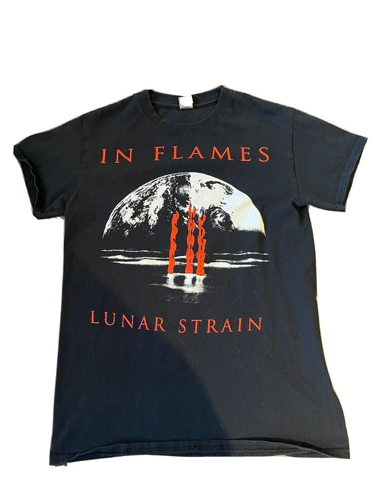 

In Flames Lunar Strain Gift For Fan Black Oneside All Size Unisex Shirt KK167 Unisex T-Shirt XL