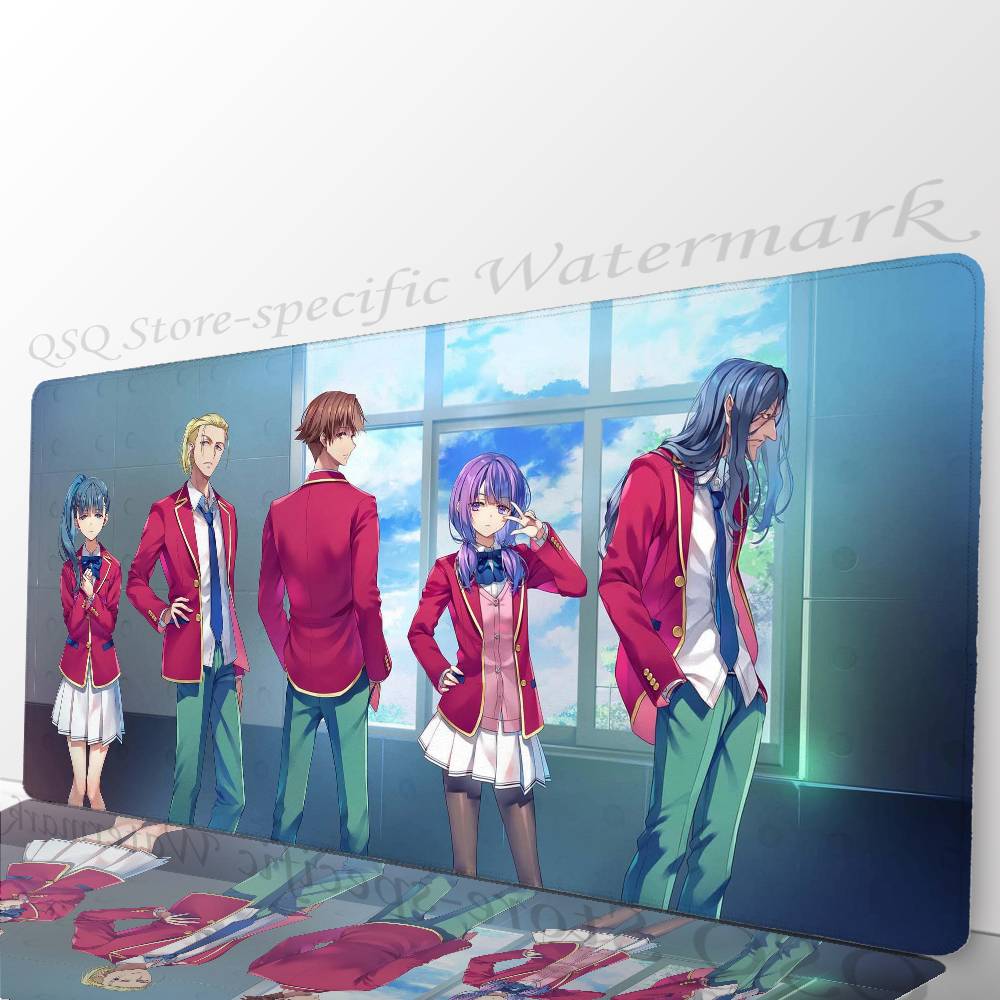 Classroom Of The E-Elite Anime Mousepad Mouse Mat Desk Mat With Pad Gaming Accessories Prime Gaming XXL Keyboard Pad Padding M