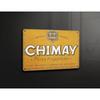 HimayNostalgiaCo Chimay Triple Pub Bier Bar Metalen Bord - Vintage Muurkunst Plaquette - Belgisch Abdijbier Decor voor Cafés & Bars