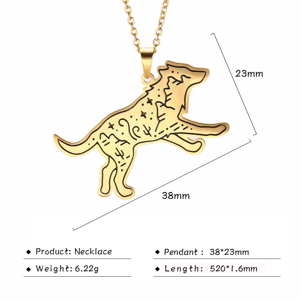 Cazador Animal Pendant Necklaces for Women Men Fox Rabbit Bird Fish Polar Bear Nature Stainless Steel Jewelry 2026 Birthday Gift