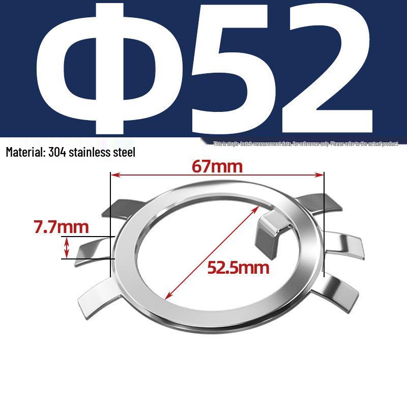 65MN Manganese 304 Stainless Steel Six-Claw Anti-Loosening Lock Nut Washer
