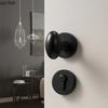 Zinc Alloy Spherical Lock Door Locks Mute Lock Security Split Locks Door Hardware Door Handle Hardware Accessories