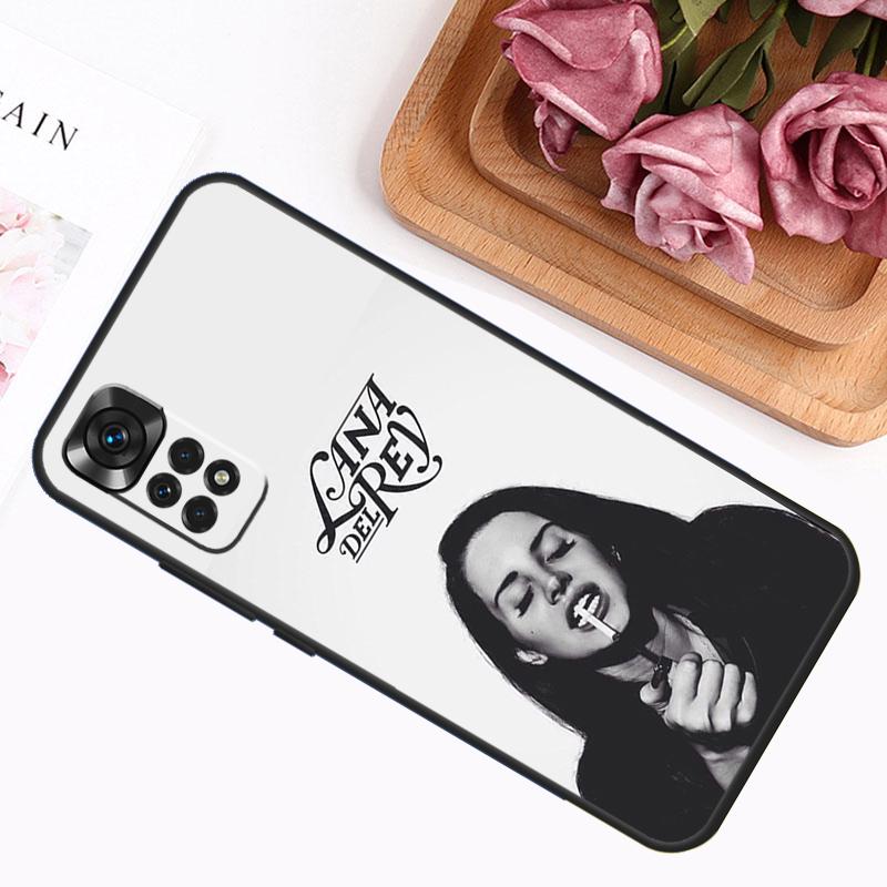 Singer Lana Del Rey Case For Xiaomi Redmi Note 11 10 9 8 12 Pro Plus 12S 11S 10S 9S Cover For Redmi 12C 10C 9C