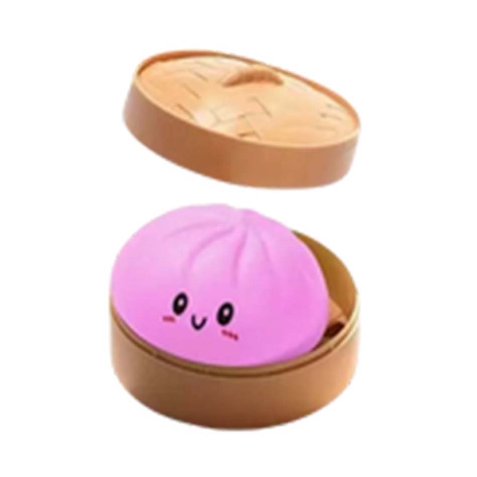 Colorful Simulated Dumpling Squishy Relaxing  Antistress Enhance Happiness Rebound Squeeze  Toy