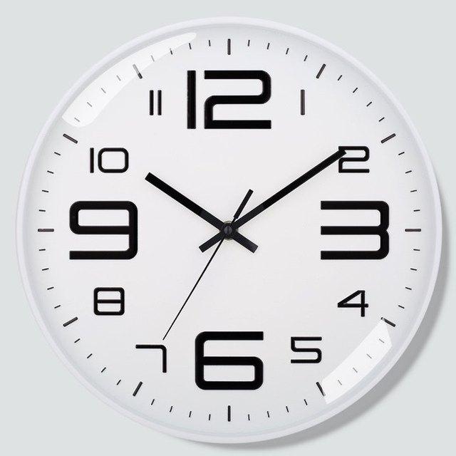 Minimalistische dreidimensionale digitale Wanduhr, stanzfrei, geräuschlos, tickt nicht, für Küche, Schlafzimmer, Arbeitszimmer