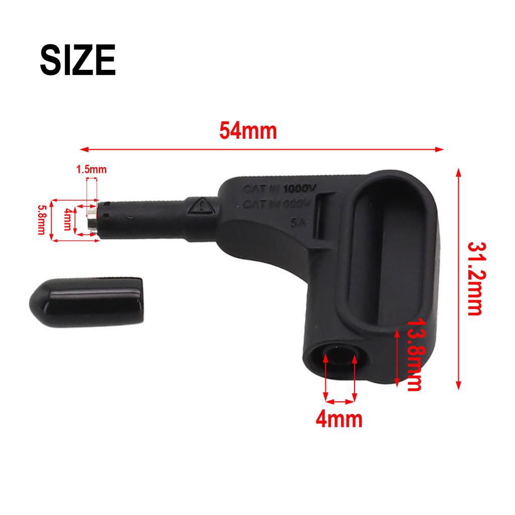 Compact Structure Multimeter Accessories Parts Magnet Test Probe Mm Banana Tips