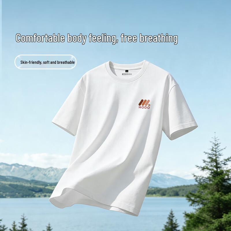 Hodo Men's Pure Cotton Long Sleeve T-Shirt & Shorts Set