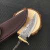 Handmade Damascus Steel Fixed Blade Knife Blanks Diy Semi-finished Billets Accessories outdoor Camping Hunting paring Tool Parts