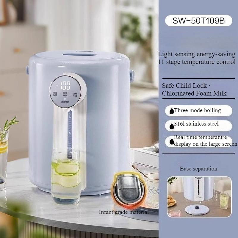 220V Electric Kettle Water Bottle Constant Temperature Intelligent Stainless Steel Large Capacity Integrated Kettle 220V