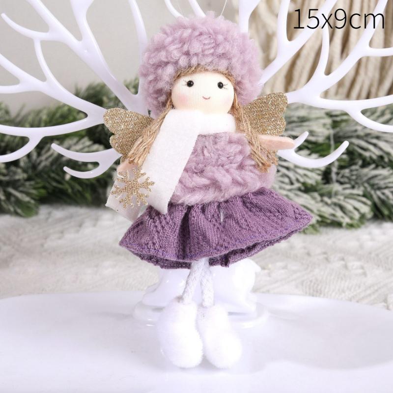 Christmas Angel Doll New Year 2025 Gifts Christmas Decorations for Home Navidad 2025 Natal Xmas Tree Pendant Ornaments Noel Deco