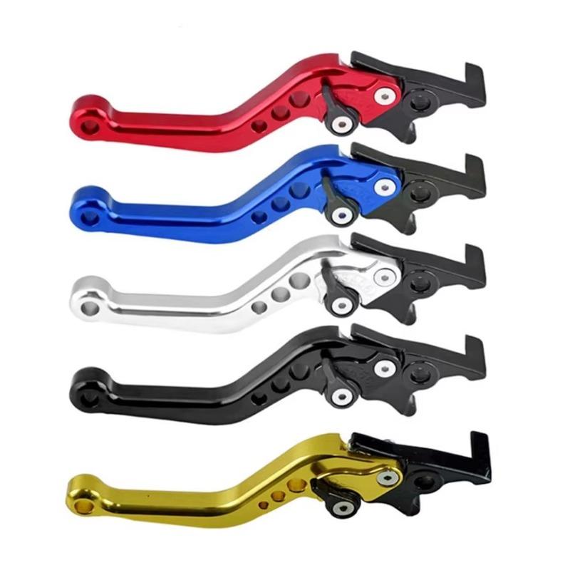 TRD For Universal Motorcycle Handlebar Alloy Clutch Drum Brake Lever Handle Brake Lever and Clutch Lever Set Replacement