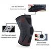 1PC Compression Knee Brace Support Silicone Spring Stabilizer Knee Pad Sports Basketball Volleyball Patella Knee Protector
