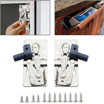 2pcs Kitchen Cabinet Tip-Out Trays Hinges Self-Closing 45 Degree Pivot Hinge For Sink Drawer Bathroom Organizers Shoe Cabinets
