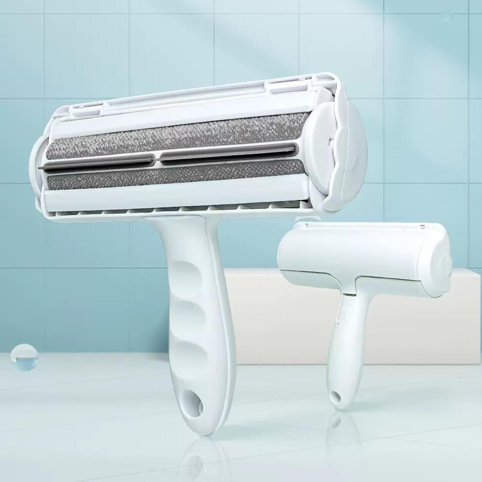 Pet Hair Remover for Couch, Furniture, Carpet and Car Seat, Reusable Lint Roller for Dog and Cat Fur (Grey)