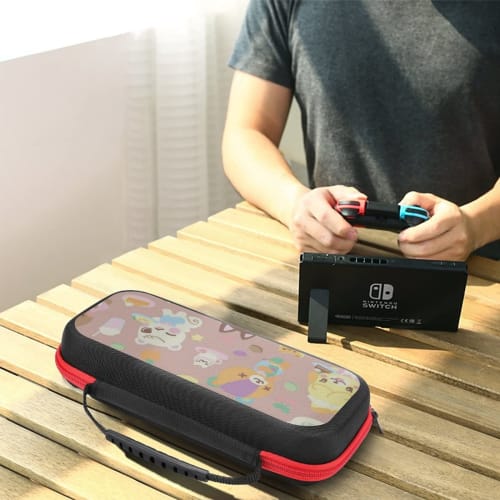 Compatible with Animal Crossing: New Horizons, this protective case and storage bag for the Nintendo Switch is dustproof, stain-resistant, shock-resis