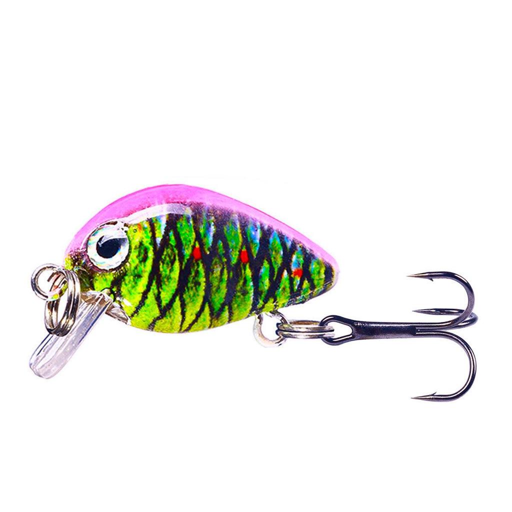 Mini Bionischer Wackelnder Fetter Fisch Köder 1.5g 2.5cm Box