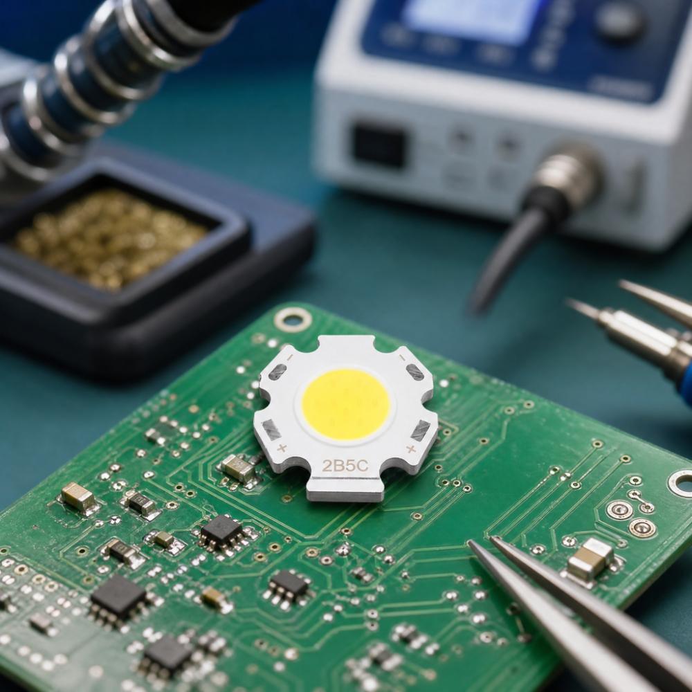 12PCS 5W COB Light Emitter 15-17V High Power LED Bulb COB LED Chip Beads  Spotlight Floodlight