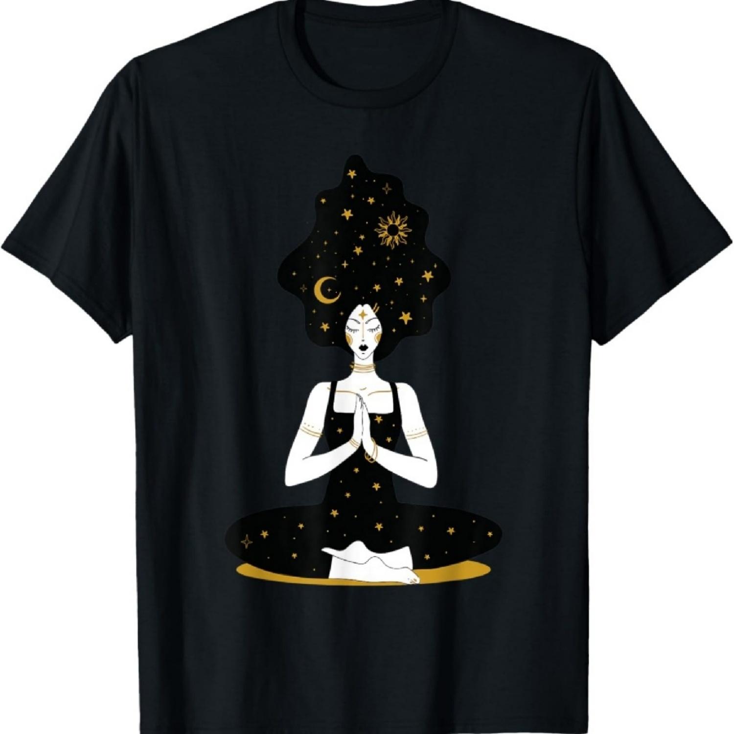 

Футболка «Богиня Космическая Манифестация Молитва» XXXXXL чёрный