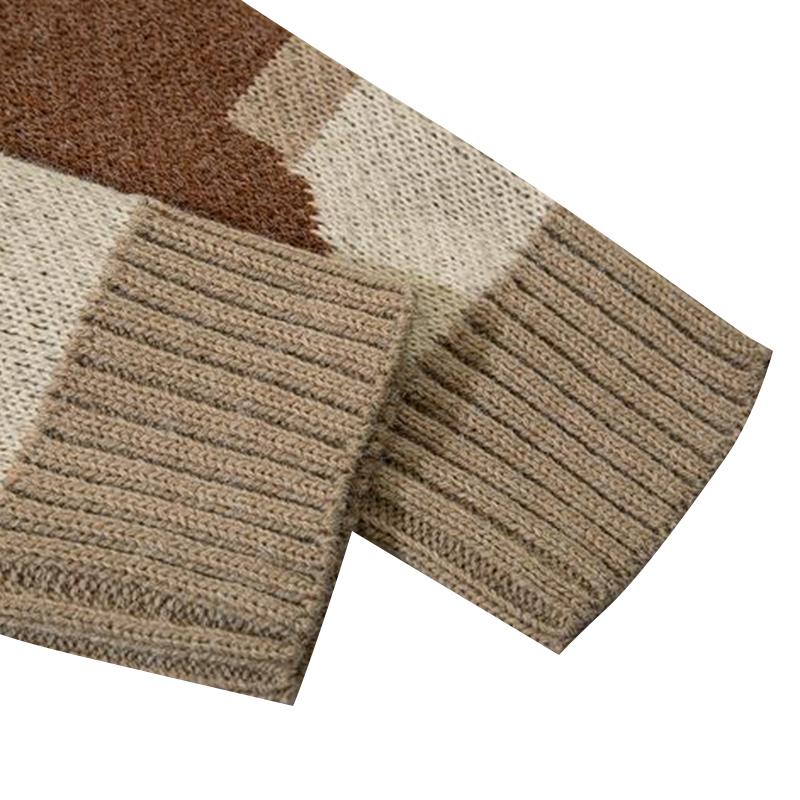 Vintage kardigan Nadměrný svetr Japonský Harajuku Kreslený Dámský pletený svetr Hip Hop Streetwear Volné pletené topy