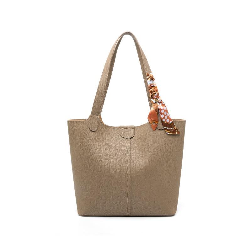 Commuting To Work Premium Feeling Armpit Tote Bag First Layer Cowhide Women's Hand New Women's Large-capacity Shoulder Bag