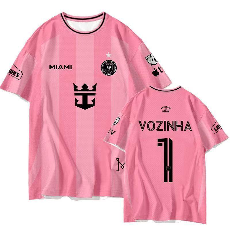 Maglia da Calcio da Uomo a Manica Corta T-shirt Top da Calcio Traspirante Asciugatura Rapida Maglia da Allenamento Sportivo