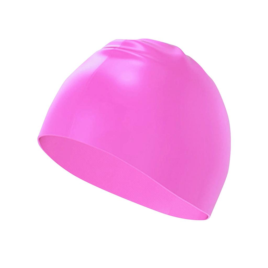Waterproof, Comfortable, High Elasticity Swimming Hat Solid Color Swimming Hat For Adult Use