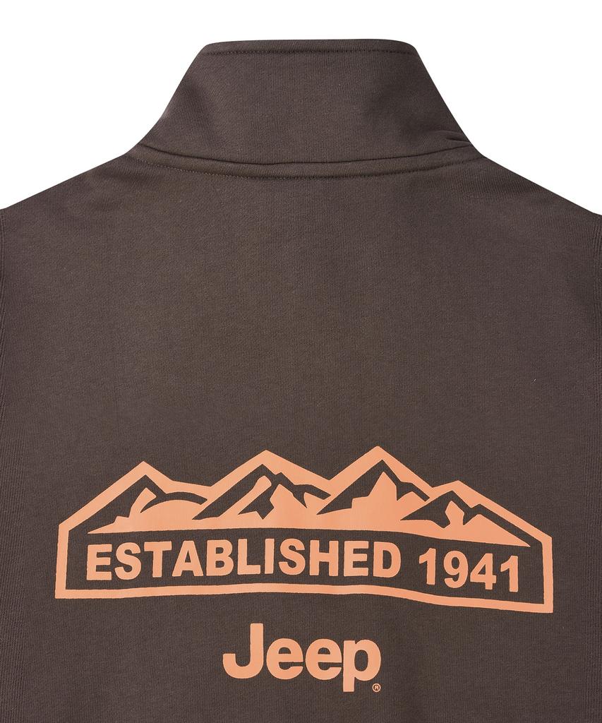 JEEP [360G] M-Logo Half-Zip Sweatshirt (Jr5Tsu838Db)