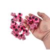 Pink Shoe Flower Buckle Soft PVC Rubber Trim Accessory for Clogs