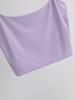 2023 Spring/Summer U-Neck Slim Vest Top In Pure Color with Thin Suspenders for Women