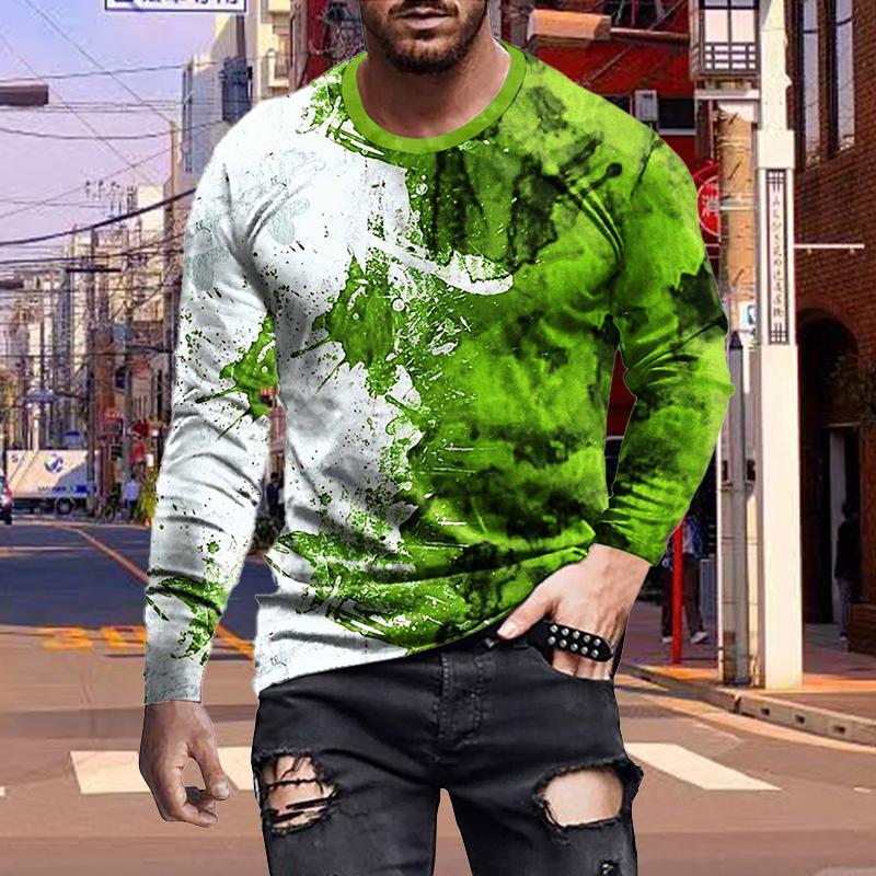 Новые мужские футболки с принтом 3D-граффити — фото 4