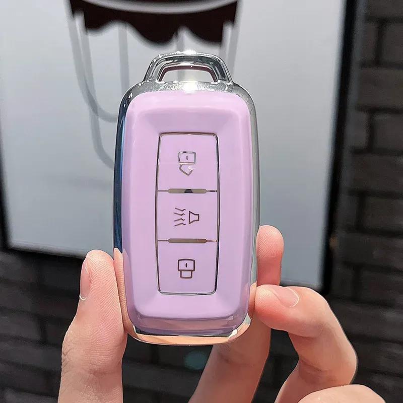 Car Remote Key Case Cover For Chery Jetour X70M X70S X90 X95 Plus X70  -  Car Shell Fob Holder Accessories TPU