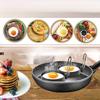 Anneau à œufs frits professionnel en acier inoxydable Antiadhésif Rond Moule à crêpes