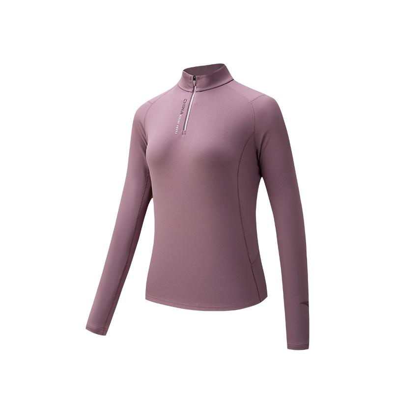 Anta Повседневный пуловер с надписью воротник-стойка универсальный спортивный теплый вязаный свитер женские топы 162617404S-2 XL 6290₽