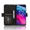 For TCL 50 SE Case PU Leather Multiple Card Slots Shockproof Flip Phone Cover