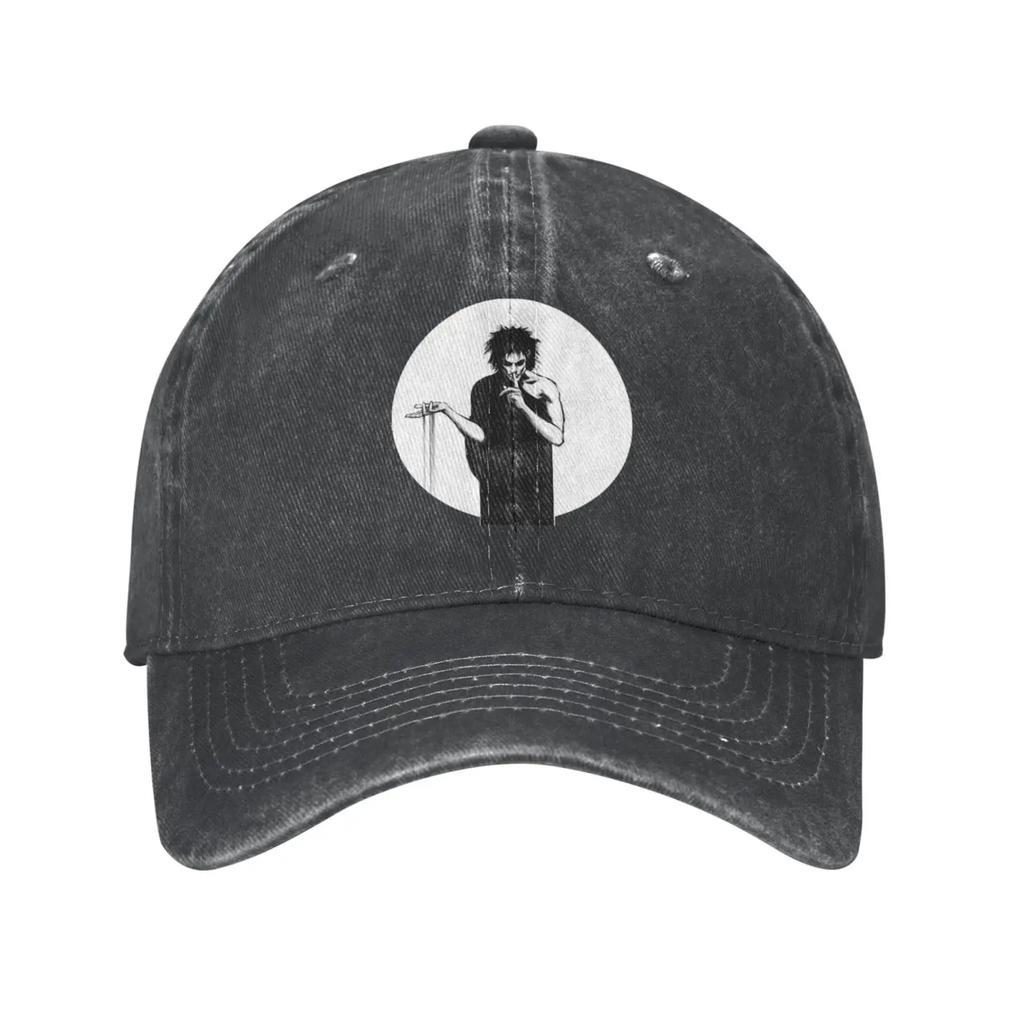 Neil Gaiman Morte Cappellino da Baseball Vintage Novità Cappello da Cowboy Cappello da Sole Cappellino da Camionista Unisex
