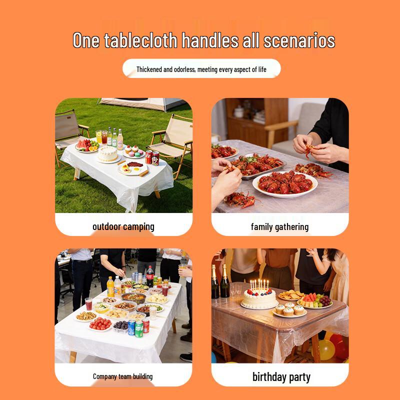 Suncojia Disposable Waterproof Tablecloth
