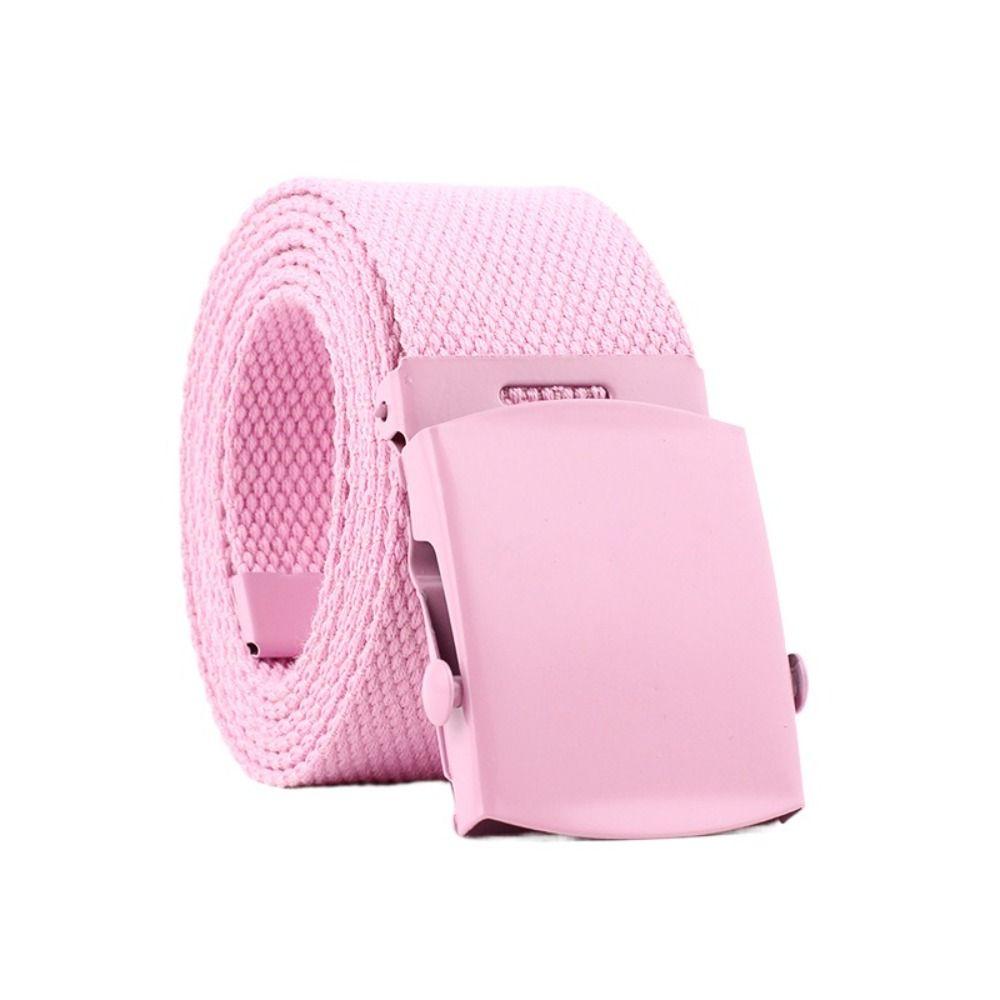 Wide Side Women Nylon Belt Canvas Jeans Decoration Elegant Man's Waist Belt Ladies/Girls