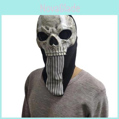 Call Of Duty Skull Ghost Halloween Mask Latex With Horror Design For Cosplay