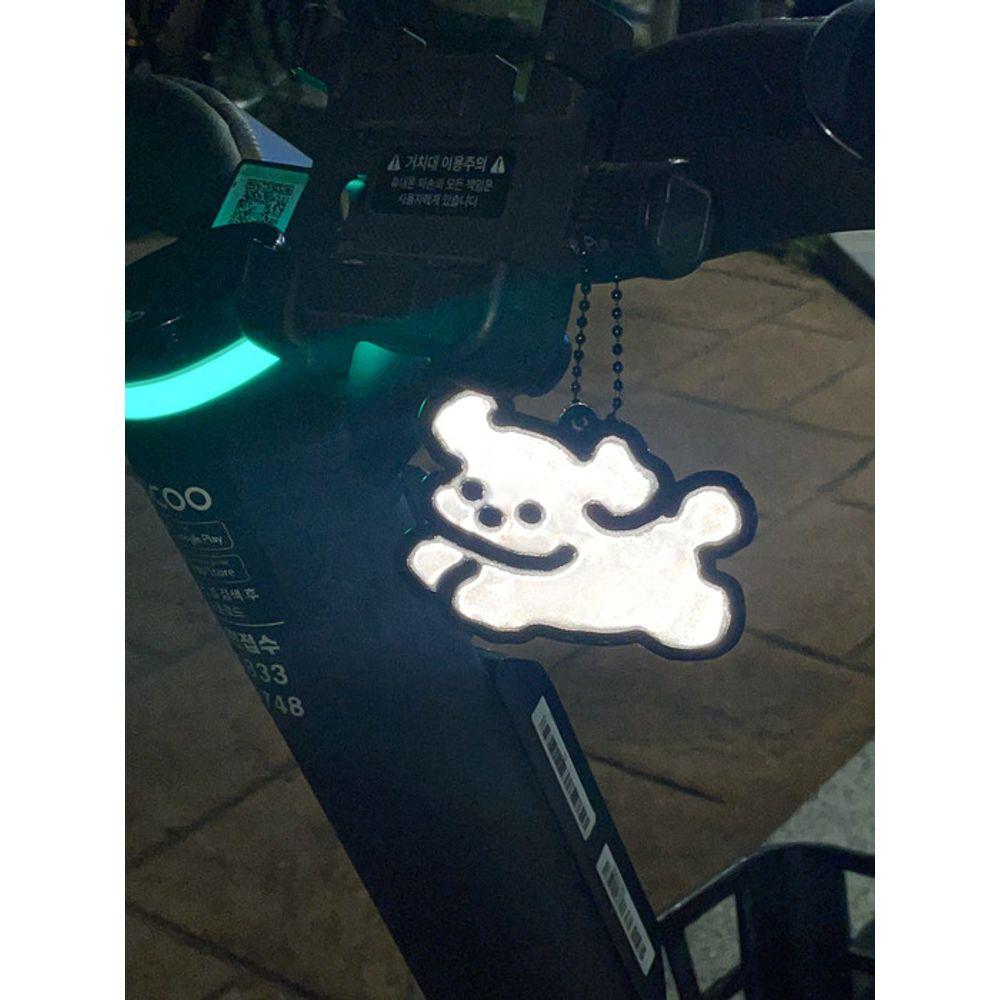 Momo's Sicherheitsreflektor-Schlüsselanhänger